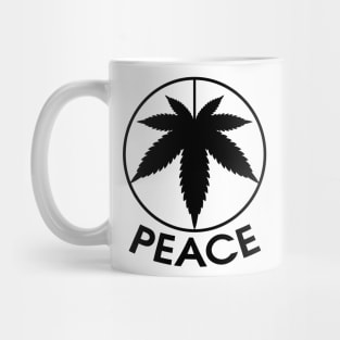 420 Peace Leaf Mug